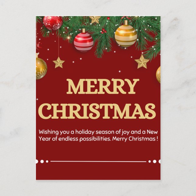 Cartão Postal Natal (Frente)