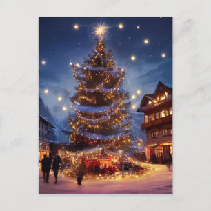 Cartão Postal Natal alpino