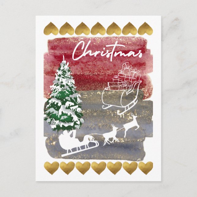 Cartão Postal Natal Antigo  (Frente)
