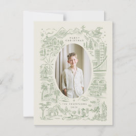 Cartão Postal natal ao redor do mundo | globetrotter de férias