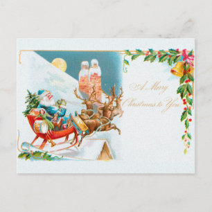 Cartão Postal Natal, Brundage Children e Santas