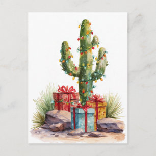 Cartão Postal Natal Cacto do Deserto Sudoeste