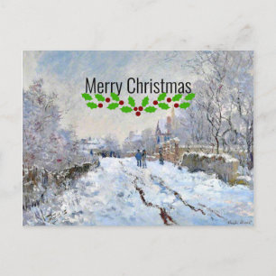 Cartão Postal Natal - Cena de Neve na Argentina