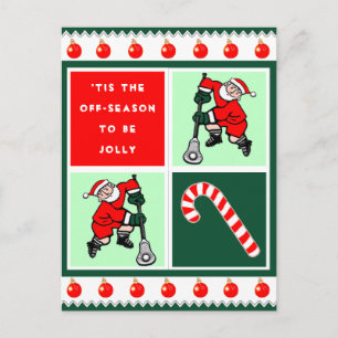 Cartão Postal Natal Criativo de Lacrosse
