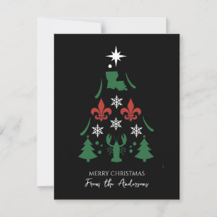 Cartão Postal Natal de Louisiana Cajun