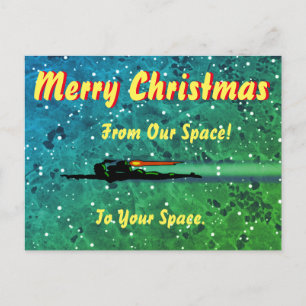 Cartão Postal Natal do Jet Pack