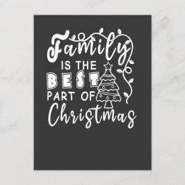 Cartão Postal Natal em Família