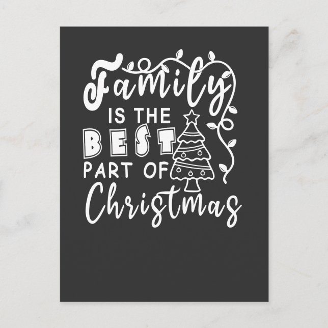 Cartão Postal Natal em Família (Frente)