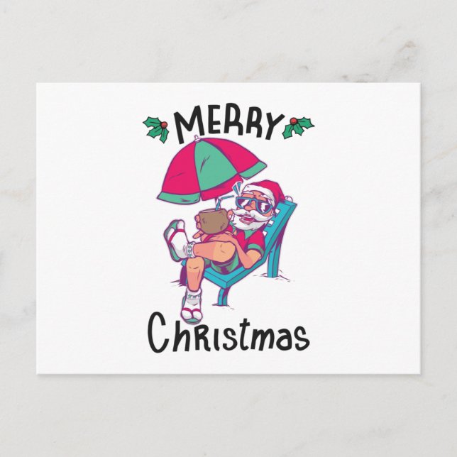 Cartão Postal Natal em julho (Frente)