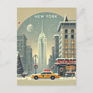 Cartão Postal Natal em Nova York   Estátua da Liberdade de Féria