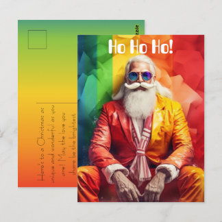 Cartão Postal Natal em todas as cores