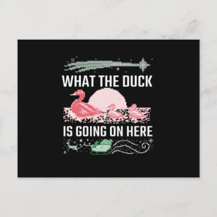 Cartão Postal Natal Feio - Que Pato