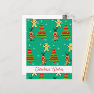 Cartão Postal Natal festivo