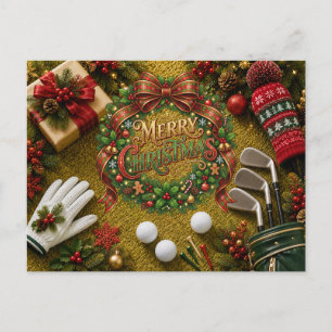 Cartão Postal Natal Golfe Férias