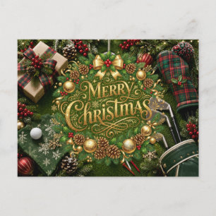 Cartão Postal Natal Golfe Férias