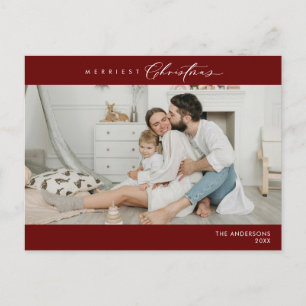 Cartão Postal Natal Mais Alegre Foto de Família, Felicidade de I