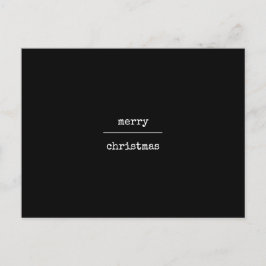 Cartão Postal Natal moderno ulminimalista