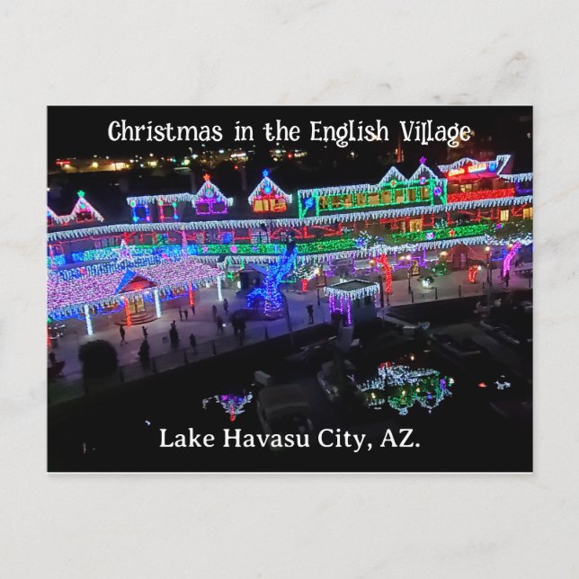 Cartão Postal Natal na Vila Inglesa (Frente)