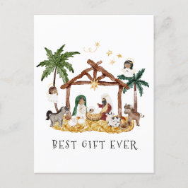 Cartão Postal Natal Negra Africano Americano