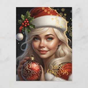 Cartão Postal Natal. Parabéns. 