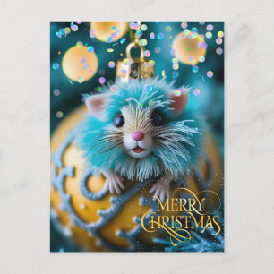 Cartão Postal Natal. Parabéns. 