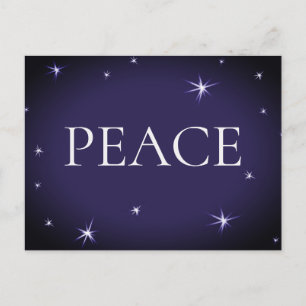 CARTÃO POSTAL NATAL PEACE