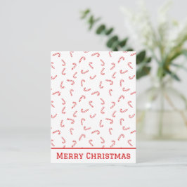 Cartão Postal Natal Personalizado de Cana de Açúcar