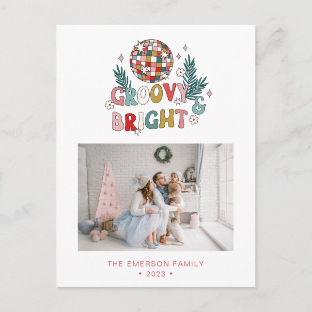 Cartão Postal Natal Retro (Frente)