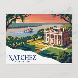 Cartão Postal Natchez, Mississippi Mississippi