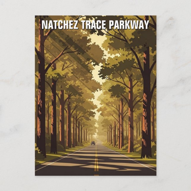 Cartão Postal Natchez Trace Parkway (Frente)