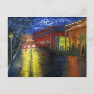 Cartão Postal Natchitoches, Louisiana à noite