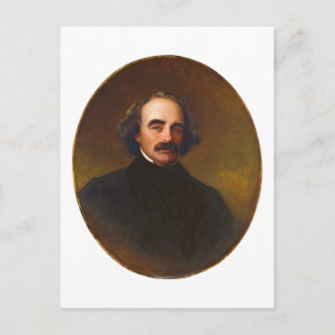 Cartão Postal Nathaniel Hawthorne por Emanuel Gottlieb Leutze