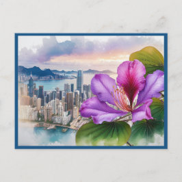 Cartão Postal National Flower Bauhinia (Hong Kong) |