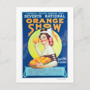 Cartão Postal National Orange ShowPoster #3