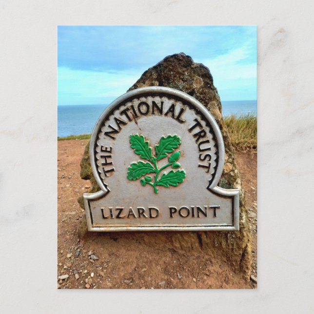 Cartão Postal National Trust - Lizard Point (Cornwall) (Frente)