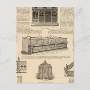 Cartão Postal National Wire and Lantern Works, Howard e Morse