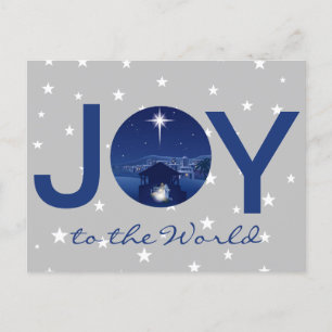 Cartão Postal Natividade de Joy to the World