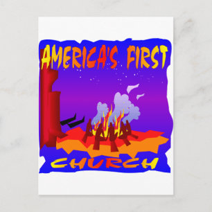 Cartão Postal Nativo Americano, Primeira Igreja Americana