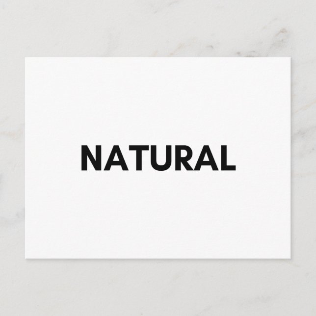 Cartão Postal natural (Frente)