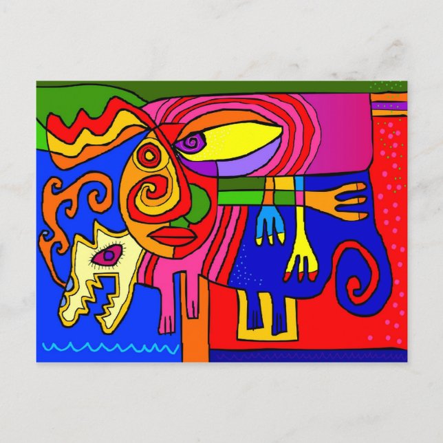 Cartão Postal "Natureza complicada" (Frente)