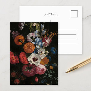 Cartão Postal Natureza Morta com Buquê de Flores   Johan Johnsen