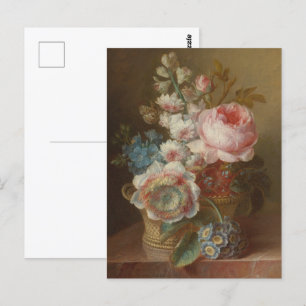 Cartão Postal Natureza-morta com Flores – Cornelis van Spaendonc