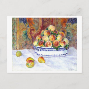 Cartão Postal Natureza Morta com Pêssegos por Auguste Renoir (18