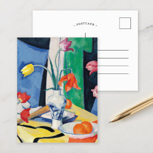 Cartão Postal Natureza-morta com Tulipas   Samuel John Peploe