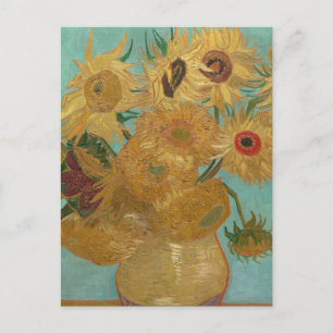 Cartão Postal Natureza Morta: Vaso com Doze Girassóis, Van Gogh