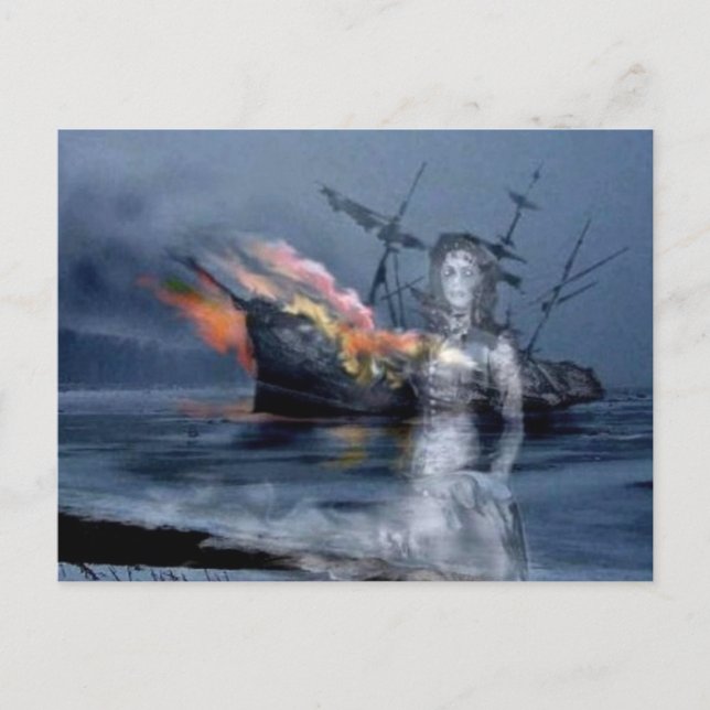 Cartão Postal Naufrágio costeiro (Frente)