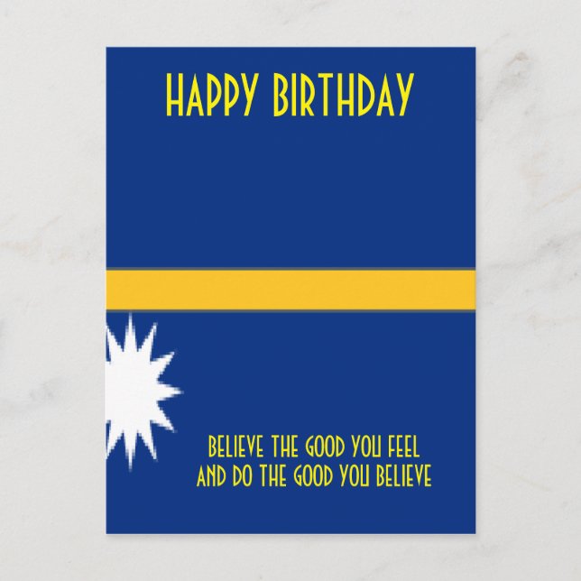 CARTÃO POSTAL NAURA (Frente)