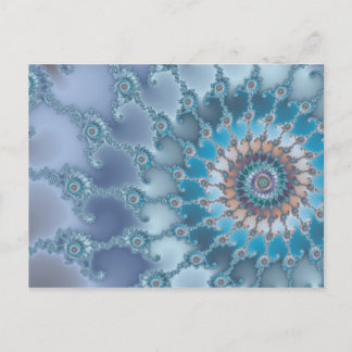 Cartão Postal Nautilus - Arte Fractal