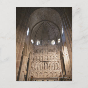 Cartão Postal Nave Do Mosteiro Dos Papais noeis Maria De Poblet
