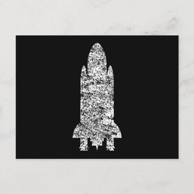 Cartão Postal nave espacial (Frente)